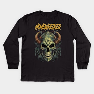 HOMEWRECKER MERCH VTG Kids Long Sleeve T-Shirt